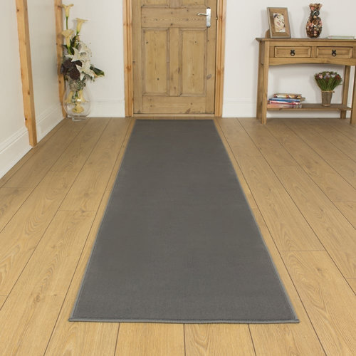 17 Stories Adamsburg Tufted Light Grey Hallway Runner Rug & Reviews